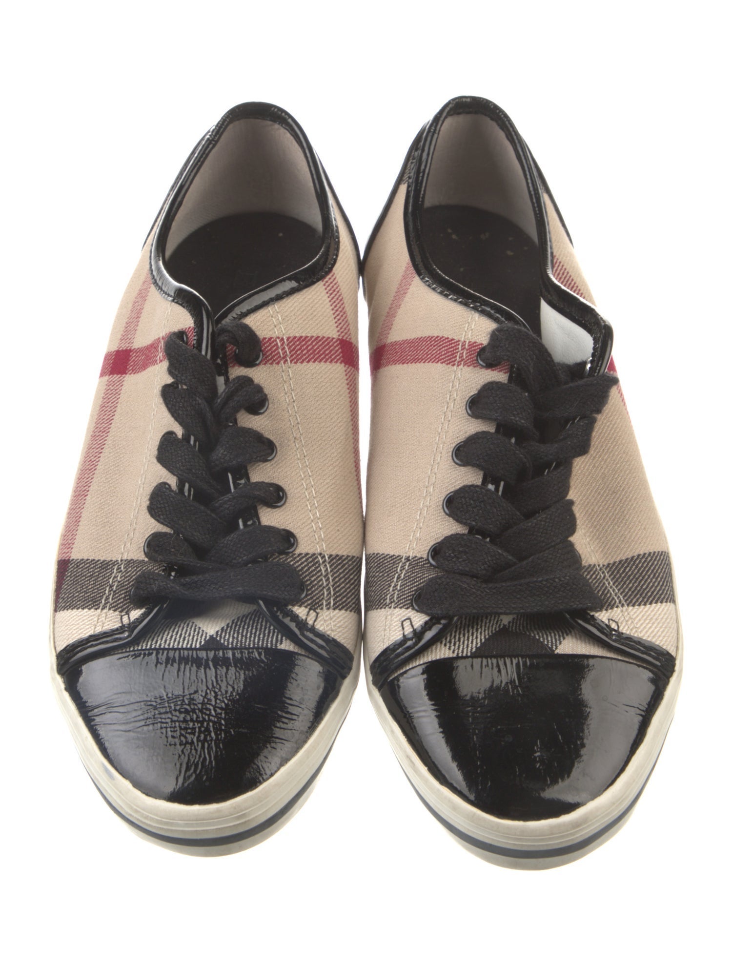 Burberry Canvas Printed Sneakers